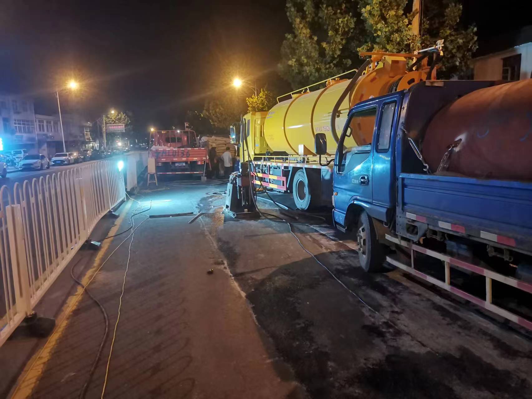 龙湾路面压密注浆